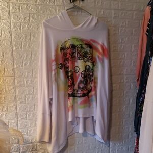 Lauren moshi Tie-Dye Graphic Hoodie hiopie van